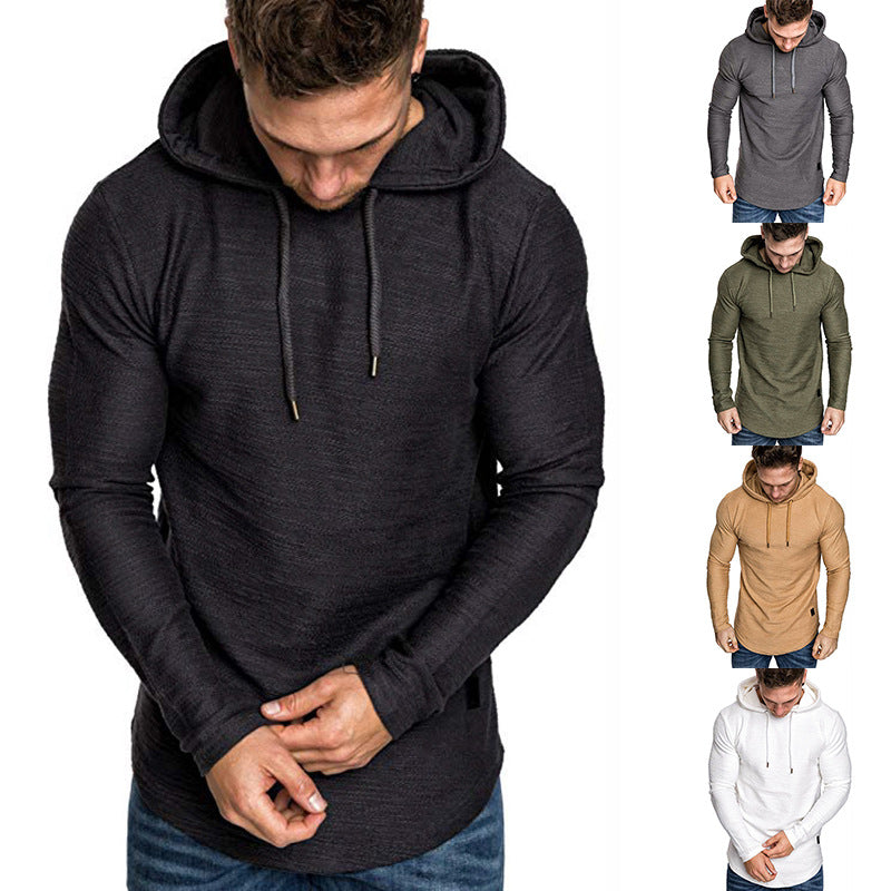 Men Hoodie  Long Sleeve Slim