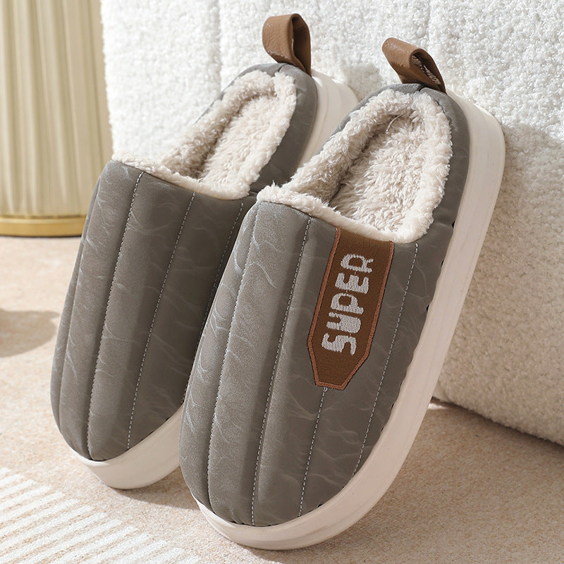 Striped Home Slippers Waterproof