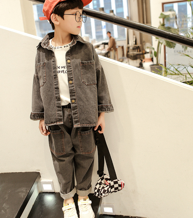 Boy christmas Spring Jacket Set