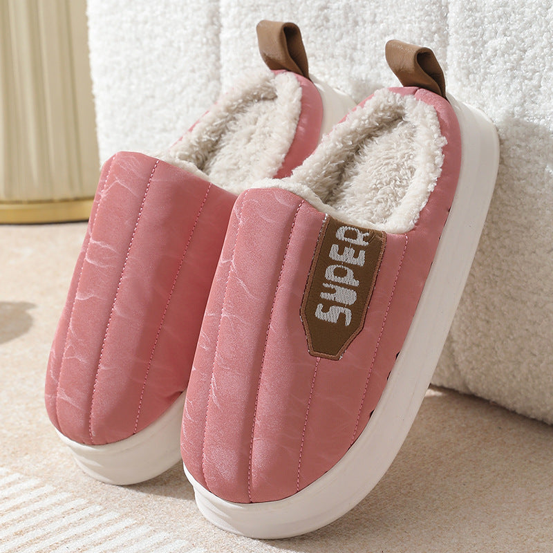 Striped Home Slippers Waterproof