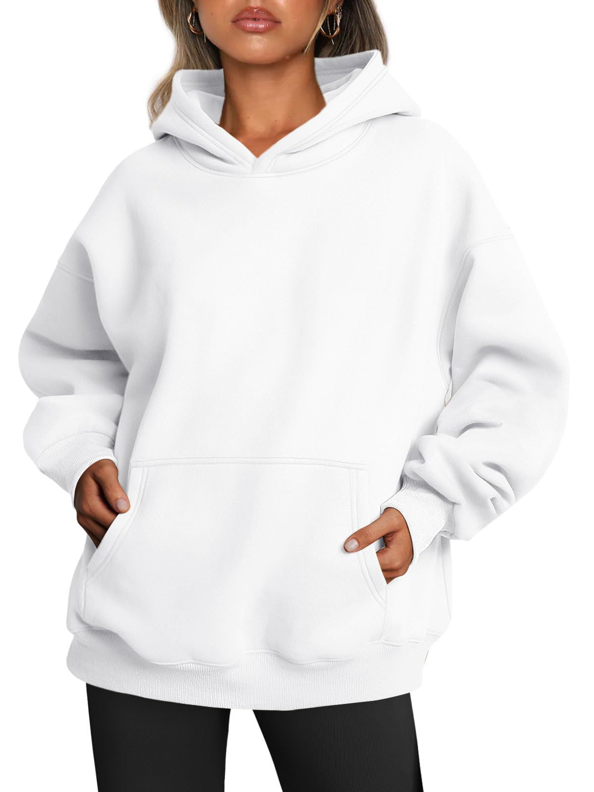 Pocket Long Sleeve Pullover Hoodies