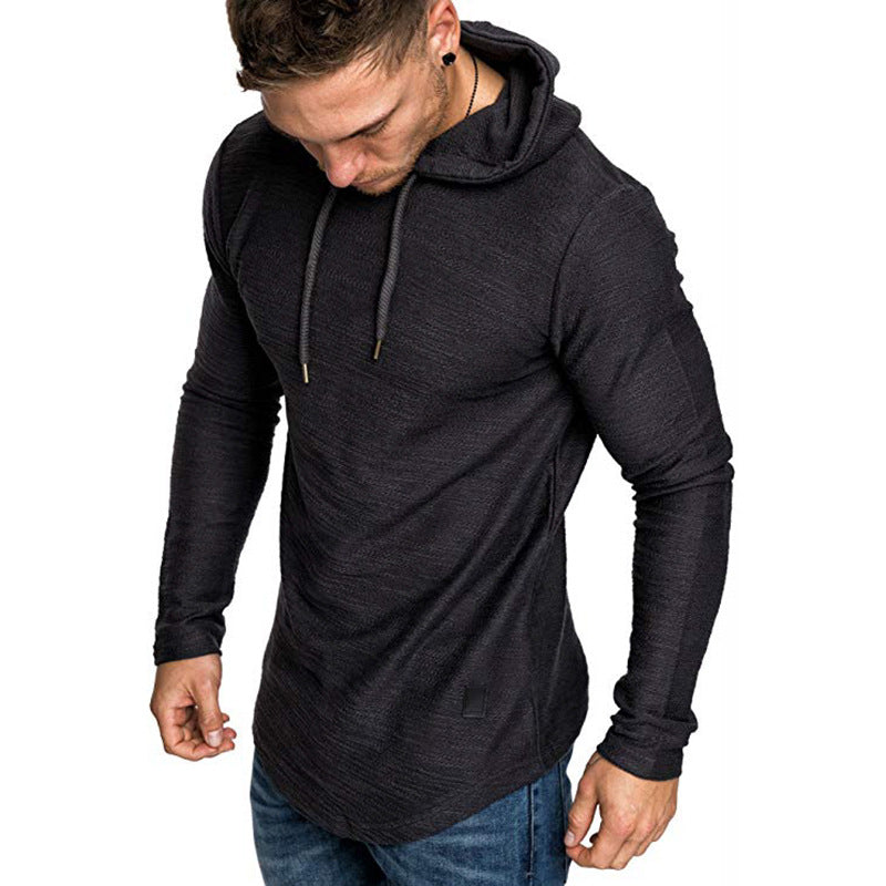 Men Hoodie  Long Sleeve Slim