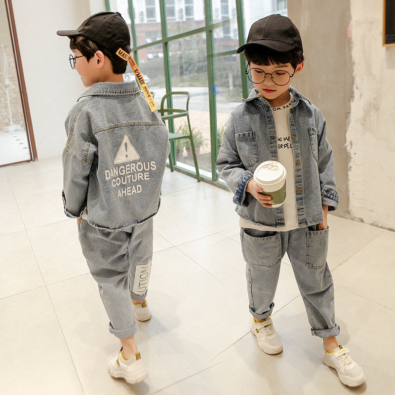 Boy christmas Spring Jacket Set