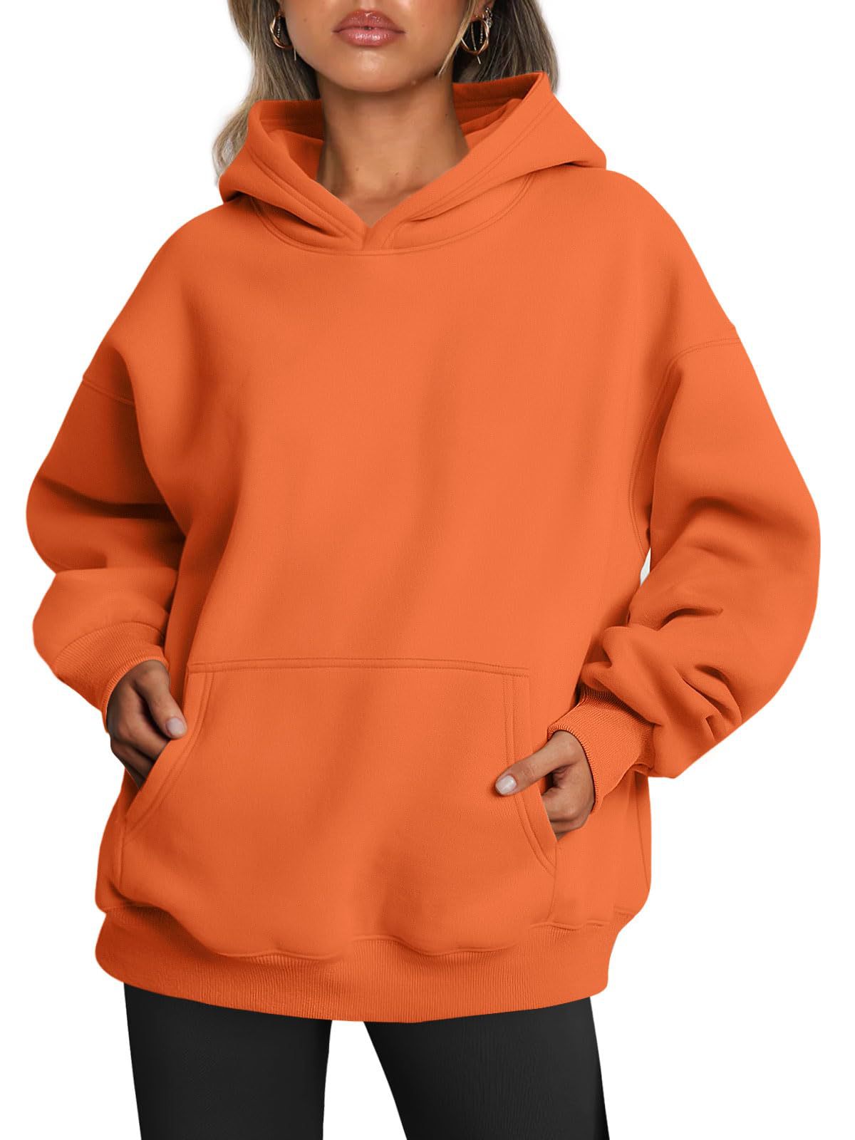 Pocket Long Sleeve Pullover Hoodies