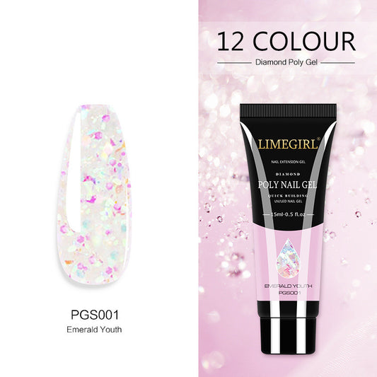 Nail Art Glitter Powder Extension