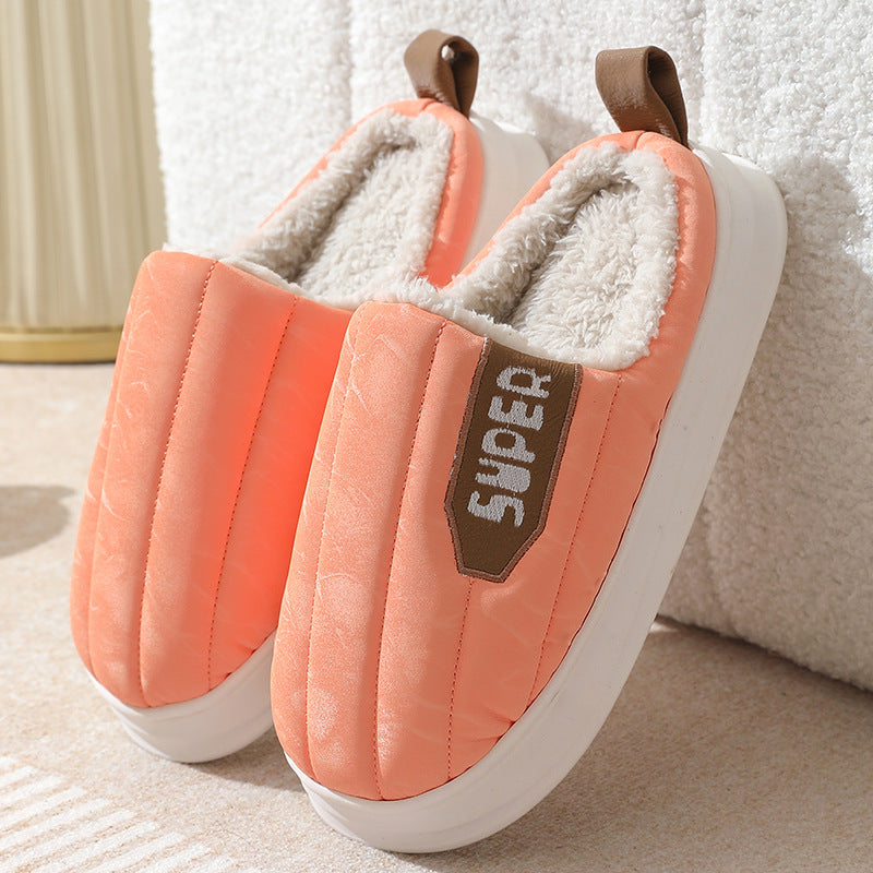 Striped Home Slippers Waterproof