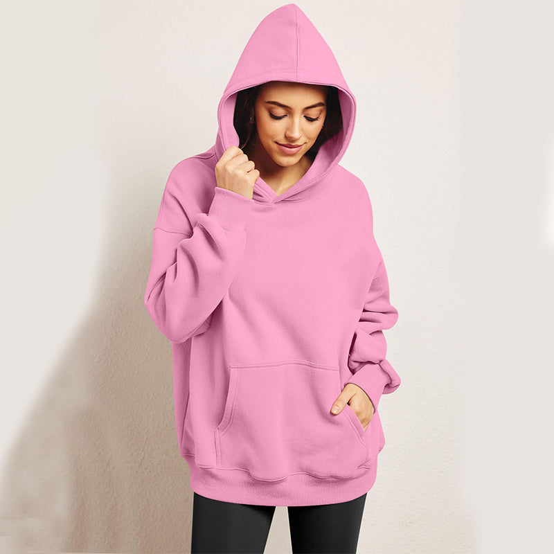 Pocket Long Sleeve Pullover Hoodies