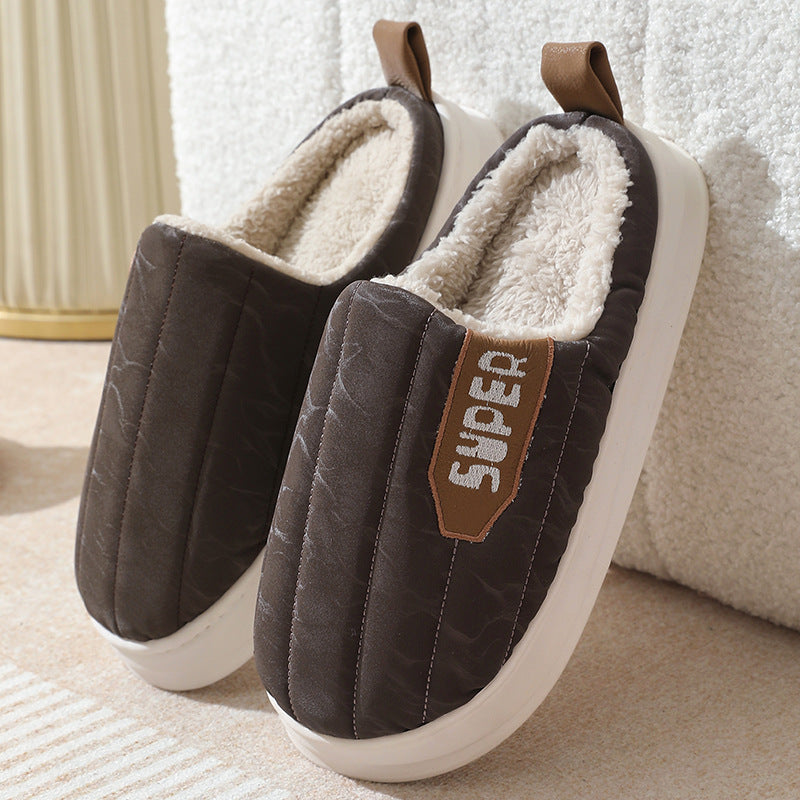 Striped Home Slippers Waterproof