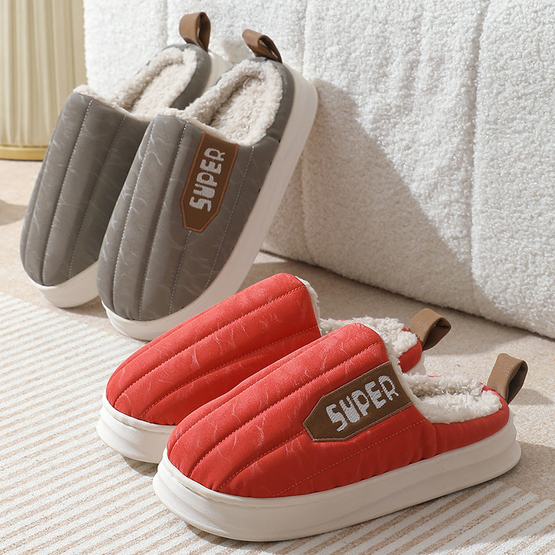 Striped Home Slippers Waterproof