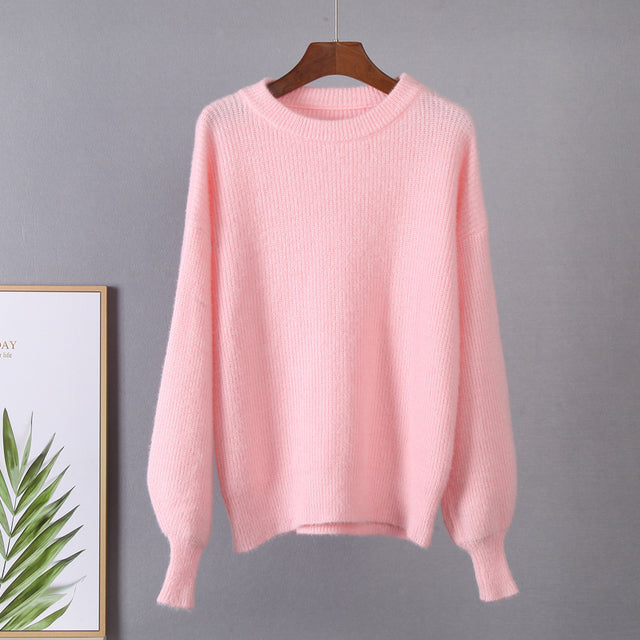 Soft Loose Knitted Cashmere Sweaters