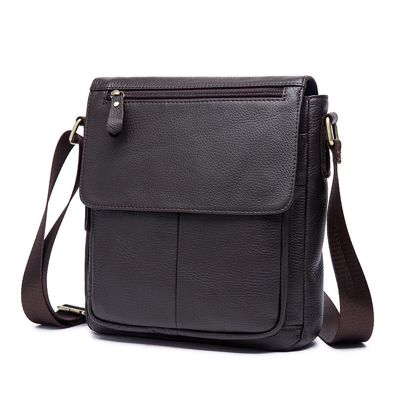 American Leather Shoulder Bag For Men