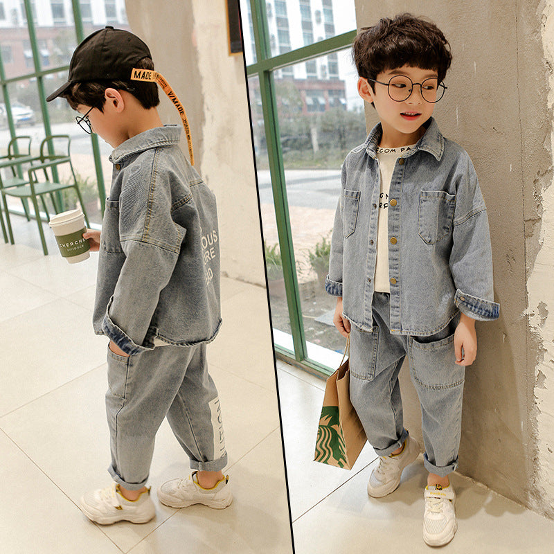 Boy christmas Spring Jacket Set