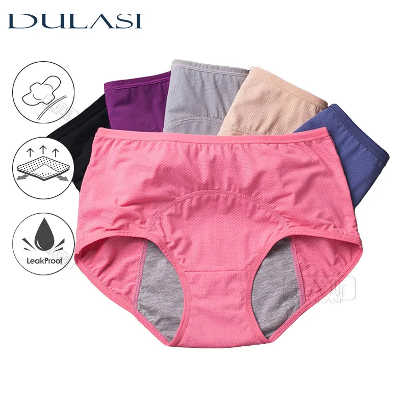 3pcs/Set Leak Proof Menstrual Panties Women Period Underwear Sexy Pants Incontinence Underwear Briefs