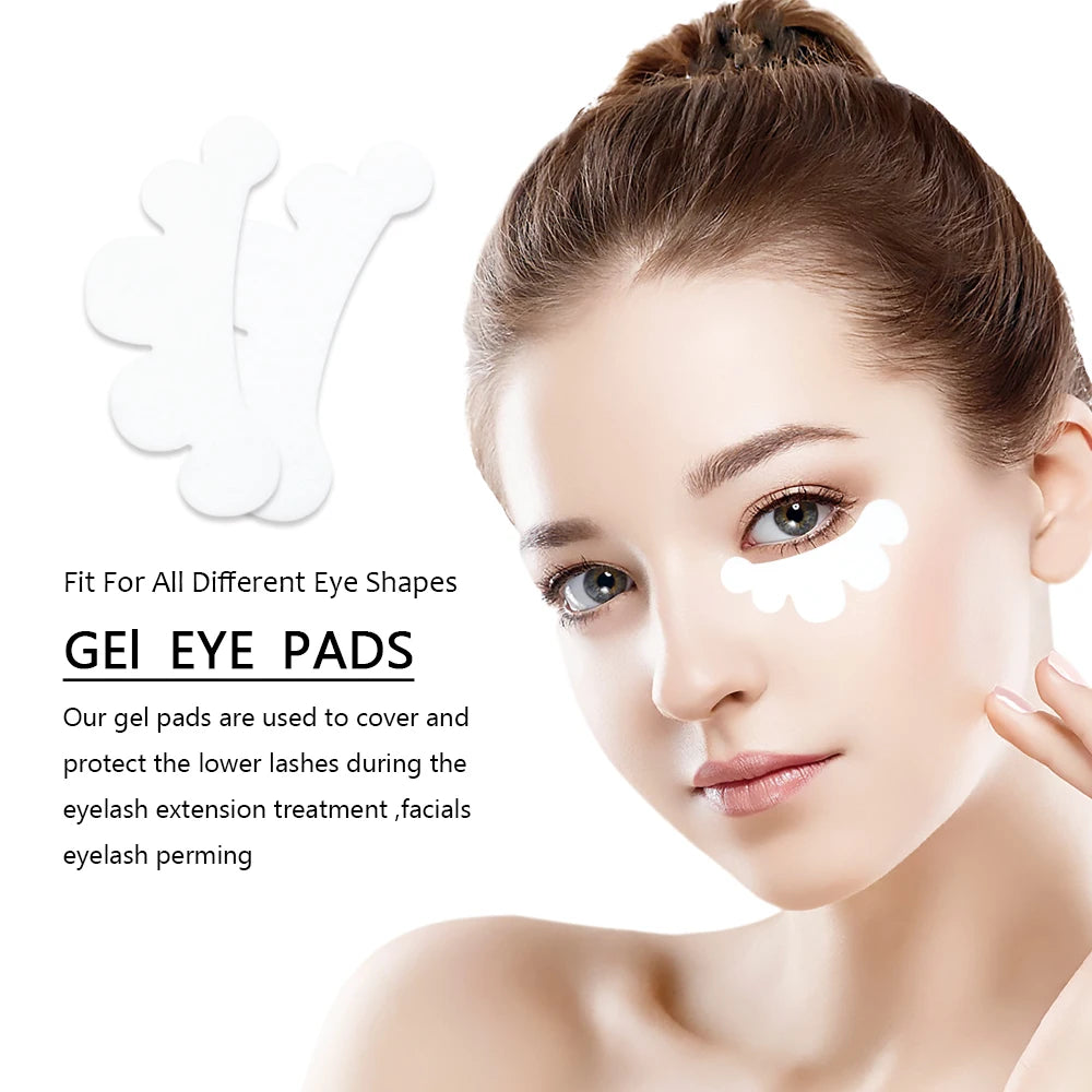 200/400/1000pairs Hydrogel Eye Patch for Building Eyelash Extension Under Eye Pads Grafted Lash Stickers Beauty Tools