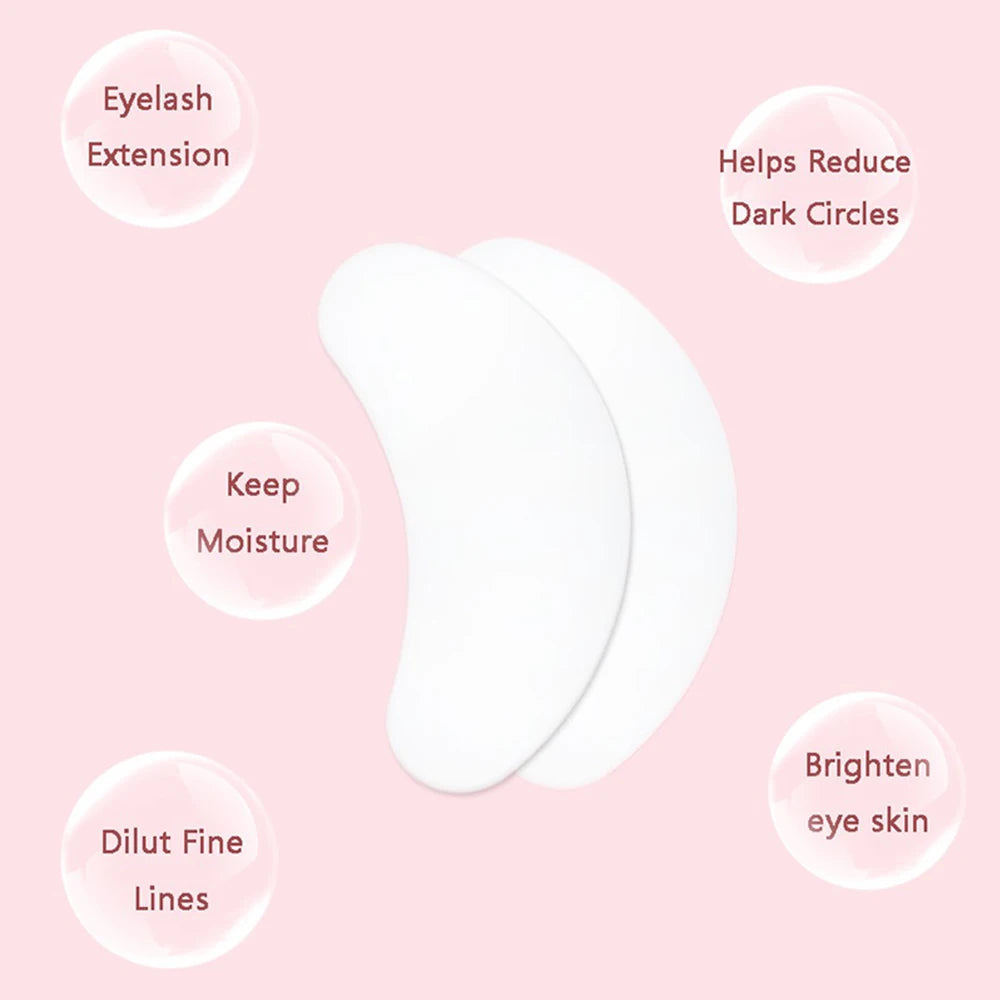 200/400/1000pairs Hydrogel Eye Patch for Building Eyelash Extension Under Eye Pads Grafted Lash Stickers Beauty Tools