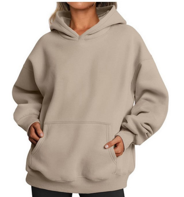 Pocket Long Sleeve Pullover Hoodies