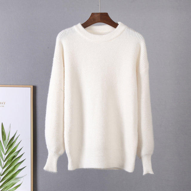 Soft Loose Knitted Cashmere Sweaters