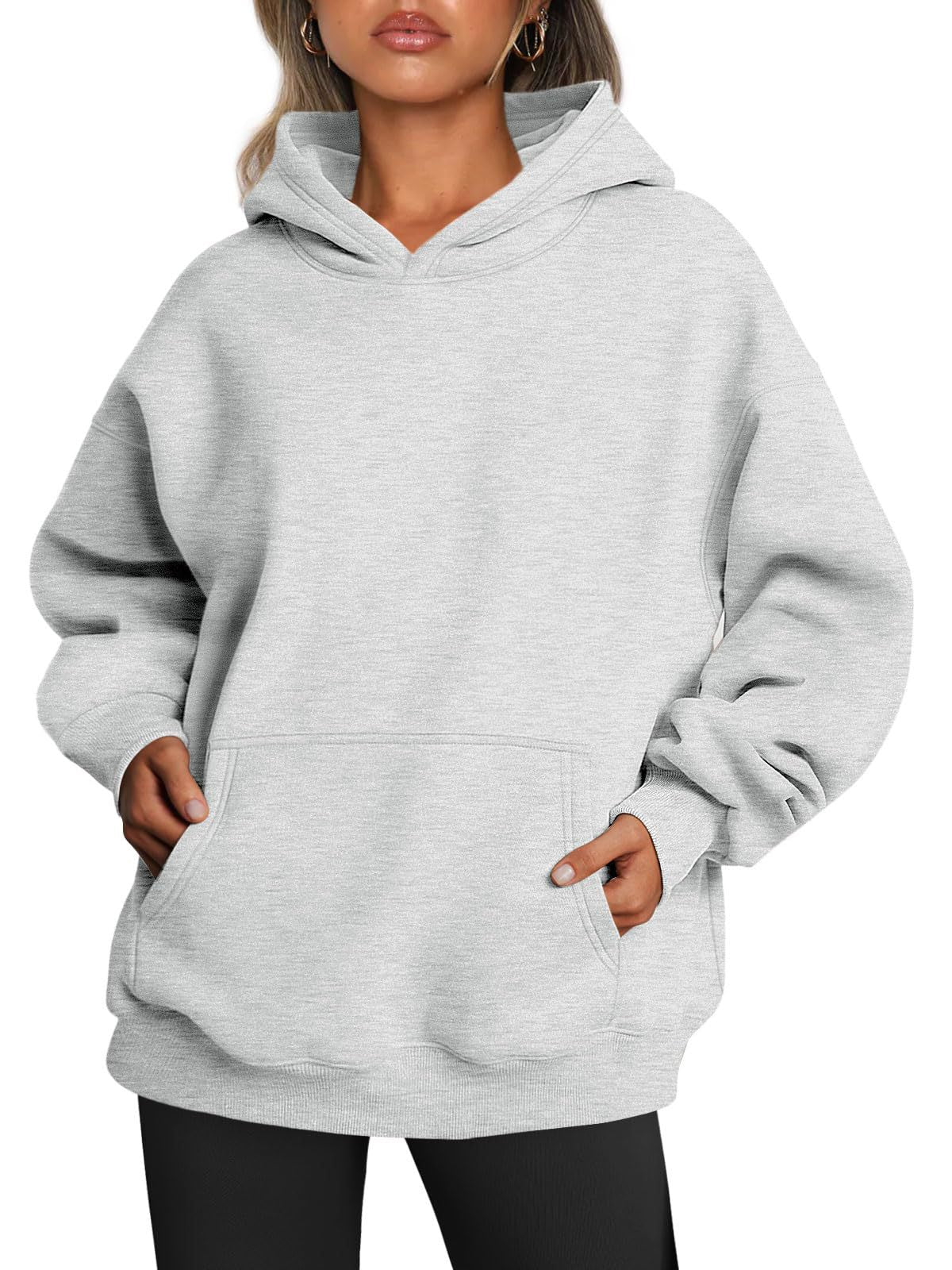 Pocket Long Sleeve Pullover Hoodies