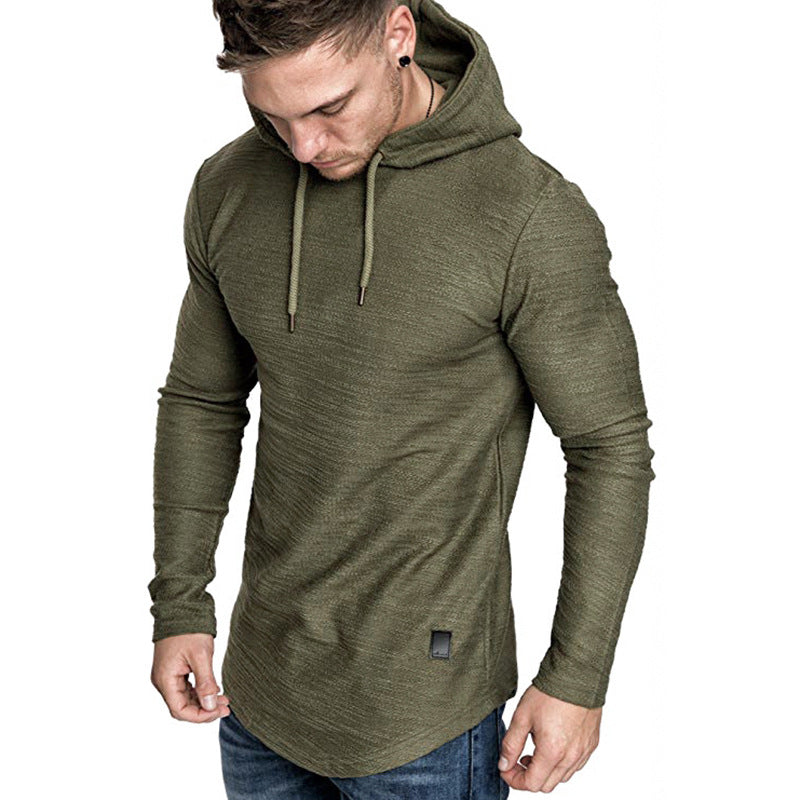 Men Hoodie  Long Sleeve Slim